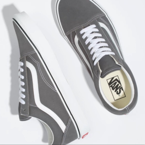 Old Skool Pewter Grey Vans | Poshmark